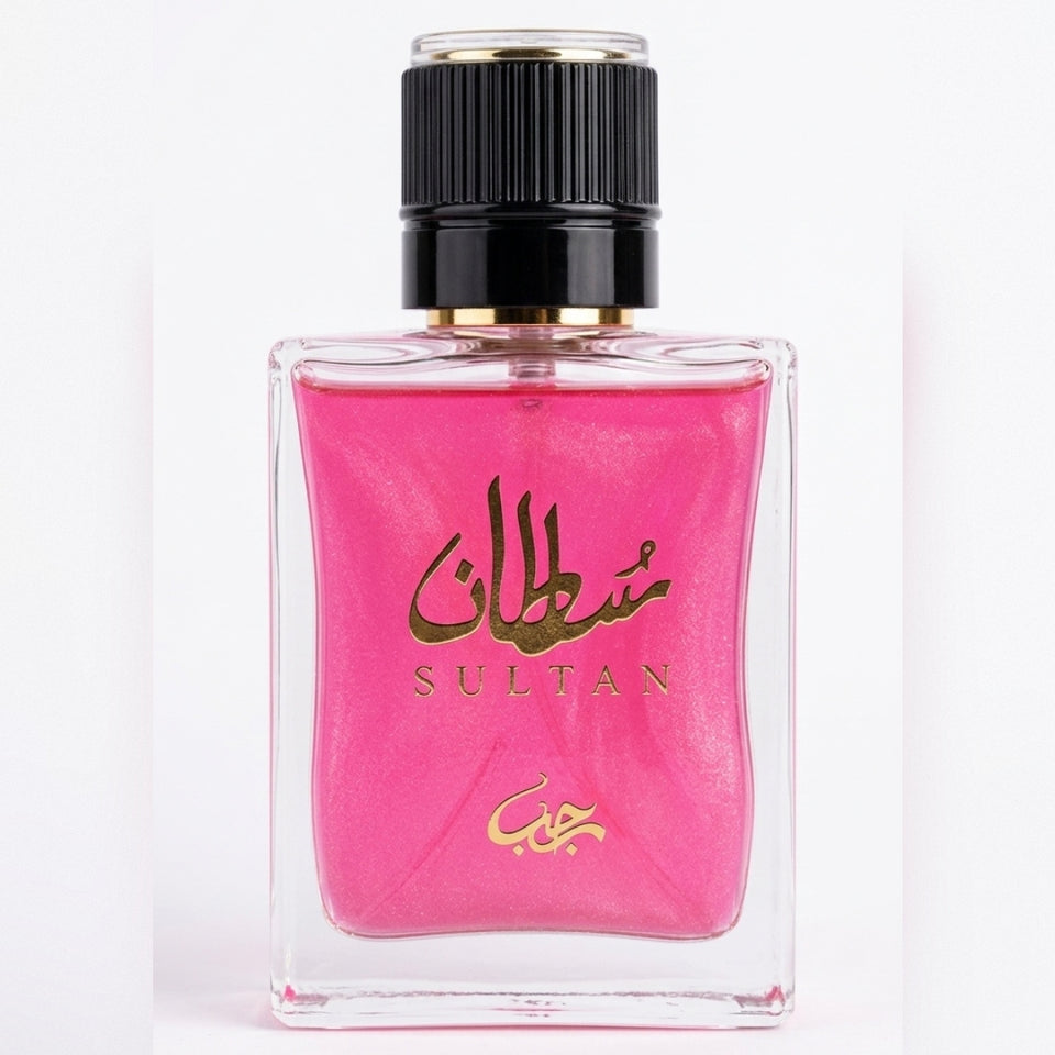 Sultan Premium Perfume 50g – Long Lasting Unisex Fragrance (Pink)