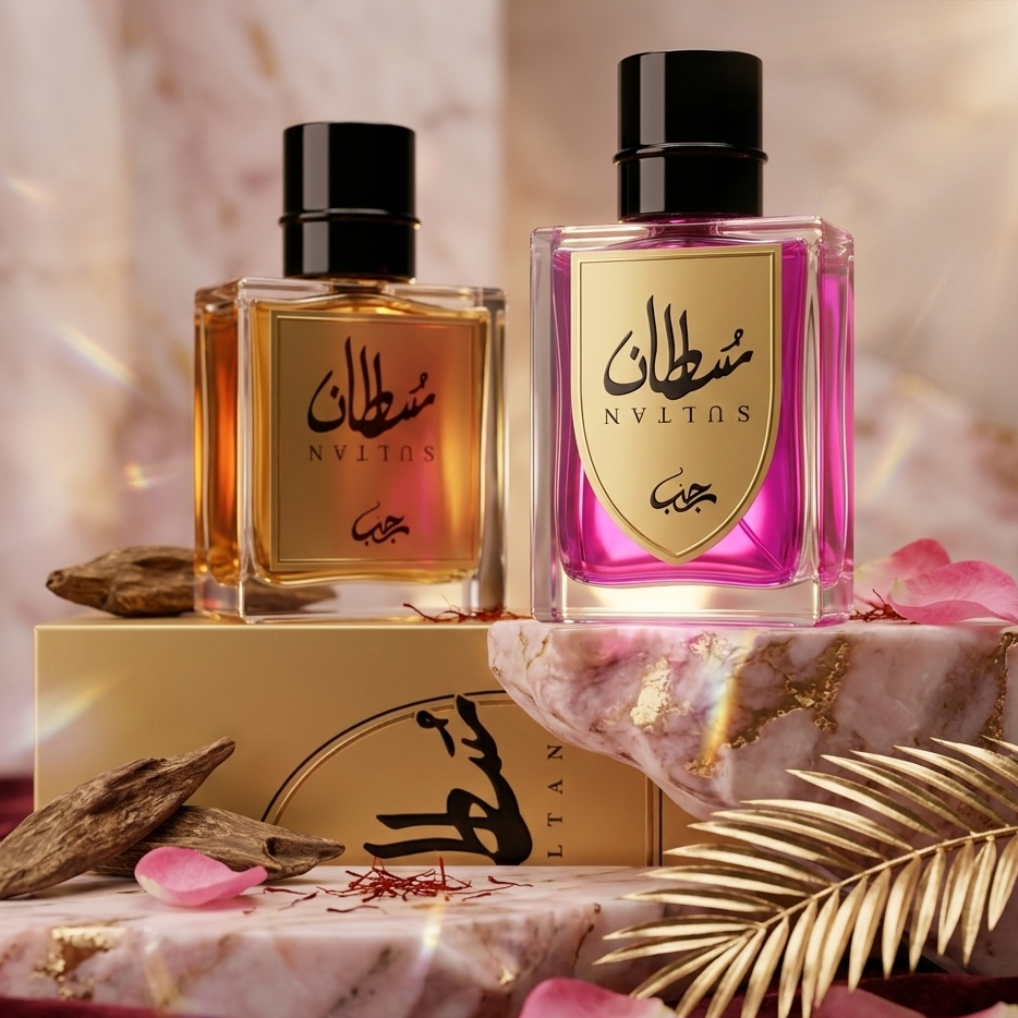 Sultan Premium Perfume 50g – Long Lasting Unisex Fragrance (Pink)