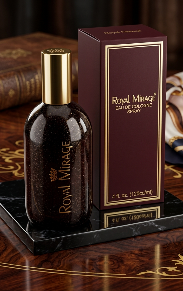 Royal Mirage Eau de Cologne Spray for Men – 120ml | Long-Lasting Fresh Fragrance