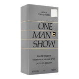 Box of 'One Man Show' eau de toilette by Jacques Bogart on a white background